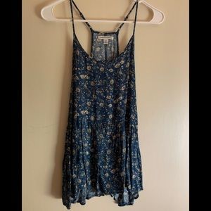 Spaghetti Strap Floral Blouse. Very comfortable.